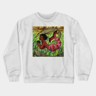 Njuzu Zimbabwean river mermaid Crewneck Sweatshirt